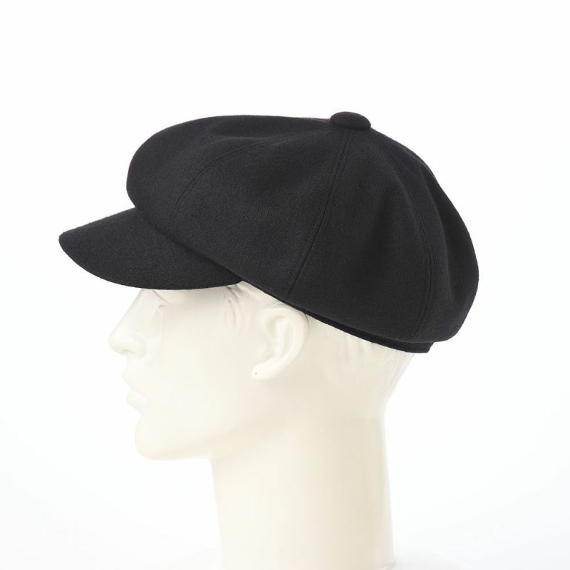 アースのキャスケット Knit Jersey 8P Cas（ニットジャージー キャス） ブラック