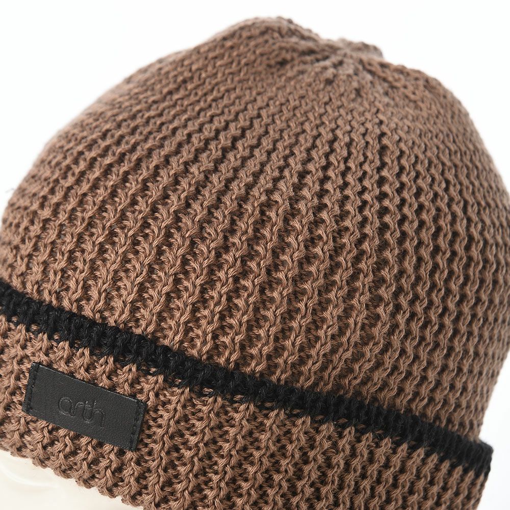 アースのニット帽 Li Loose Fit Knit Watch（ルーズフィット ニットワッチ） ベージュ