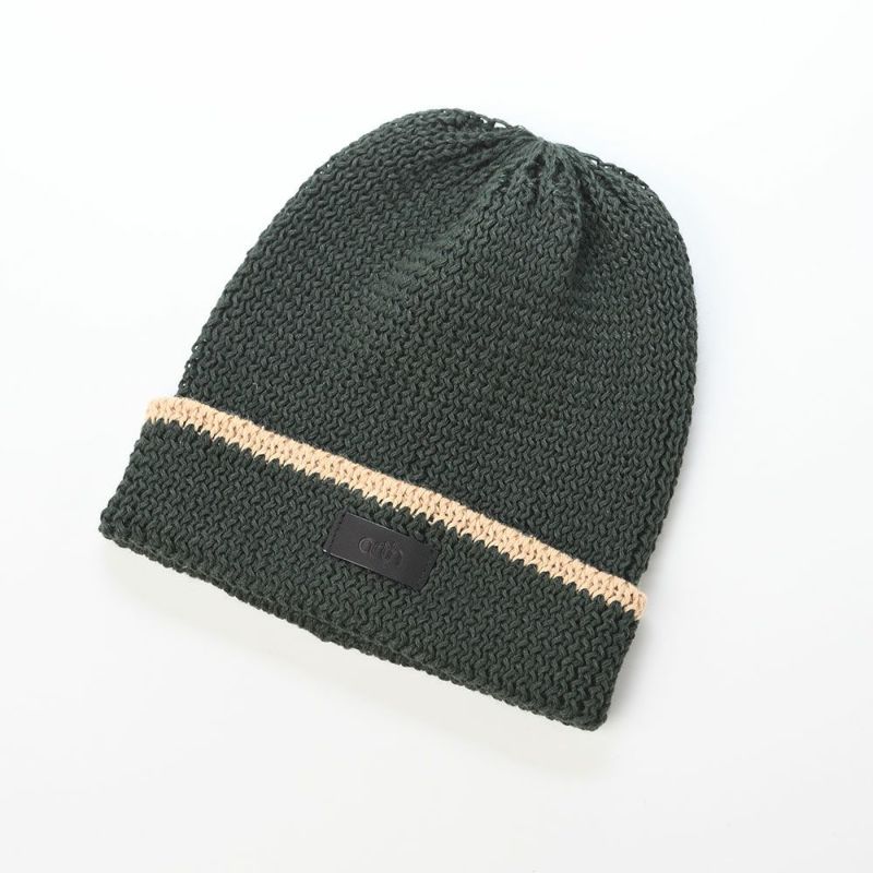 アースのニット帽 Li Loose Fit Knit Watch（ルーズフィット ニットワッチ） グリーン