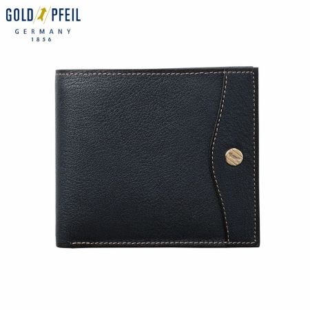 ゴールドファイルの二つ折り財布 オックスフォード 二つ折り財布 ネイビー