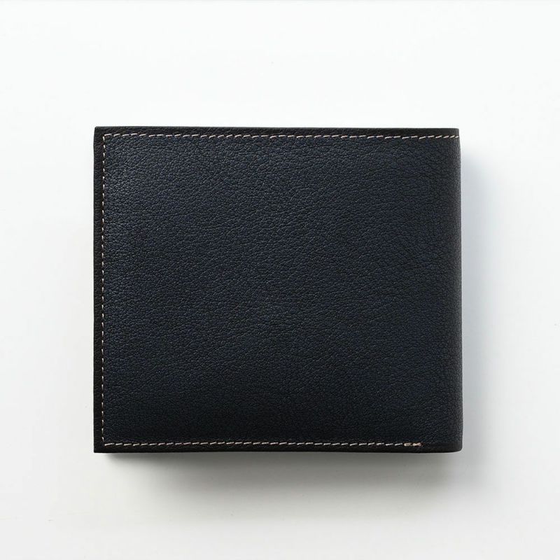 ゴールドファイルの二つ折り財布 オックスフォード 二つ折り財布 ネイビー