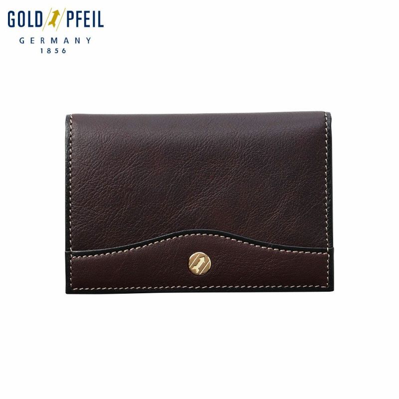 ゴールドファイルの名刺入れ オックスフォード 名刺入れ バーガンディ