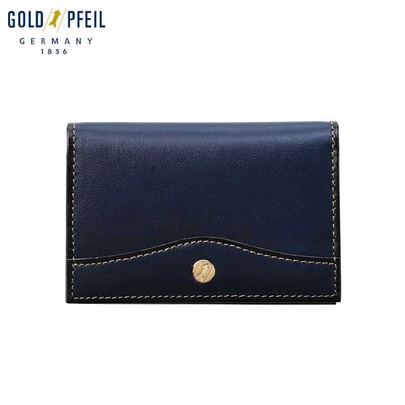 ゴールドファイルの名刺入れ オックスフォード 名刺入れ ネイビー