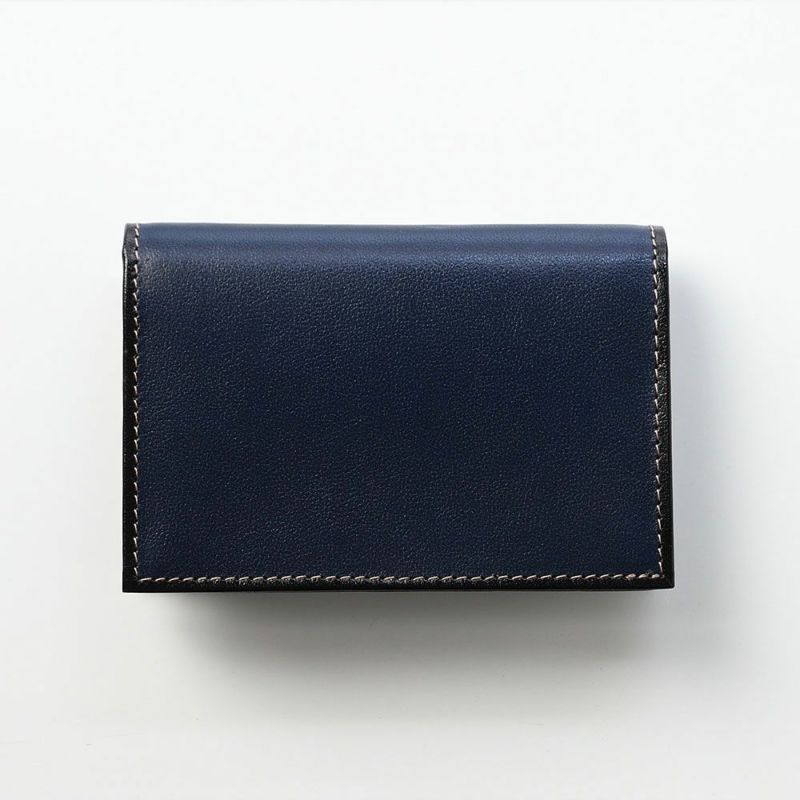 ゴールドファイルの名刺入れ オックスフォード 名刺入れ ネイビー