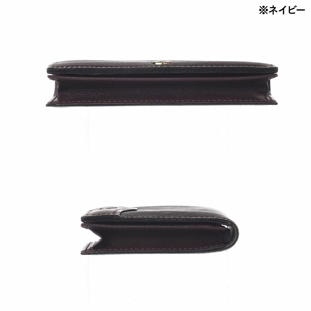 ゴールドファイルの名刺入れ オックスフォード 名刺入れ ネイビー