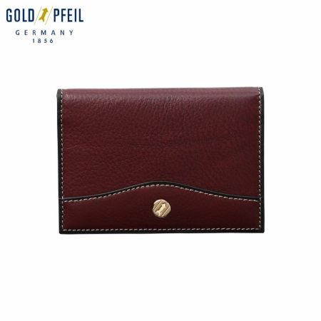 ゴールドファイルのパスケース オックスフォード パスケース バーガンディ