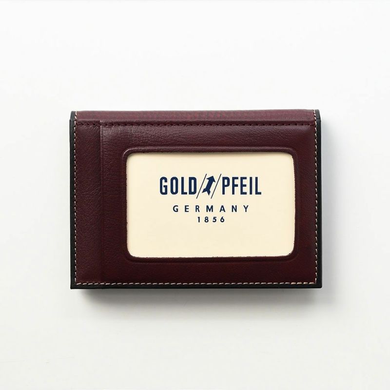 ゴールドファイルのパスケース オックスフォード パスケース バーガンディ