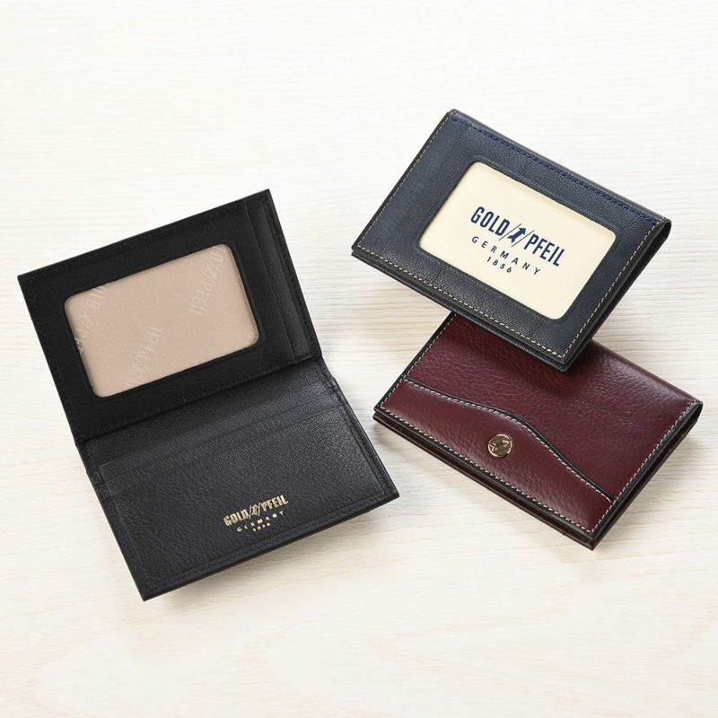 ゴールドファイルのパスケース オックスフォード パスケース バーガンディ