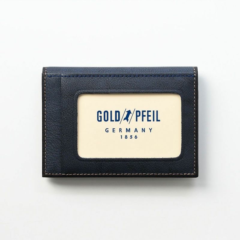 ゴールドファイルのパスケース オックスフォード パスケース ネイビー