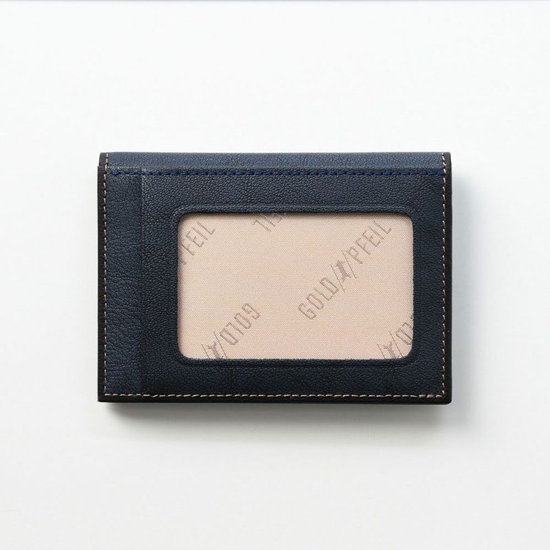 ゴールドファイルのパスケース オックスフォード パスケース ネイビー