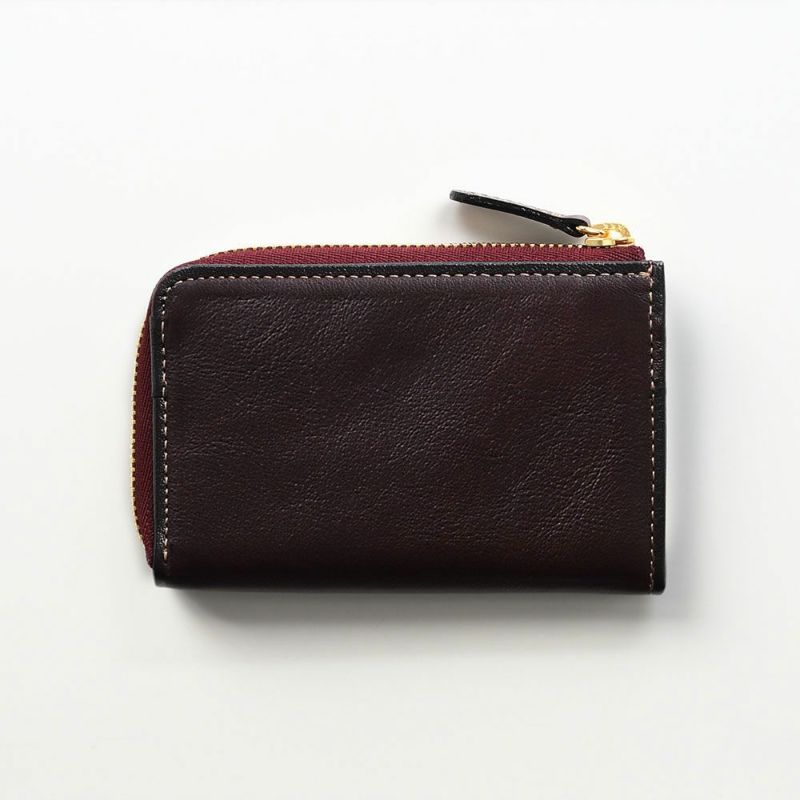 ゴールドファイルの小銭入れ オックスフォード ラウンドファスナー小銭入れ バーガンディ