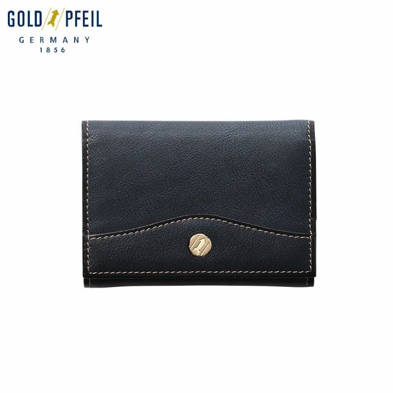 ゴールドファイルの小銭入れ オックスフォード BOX小銭入れ ネイビー