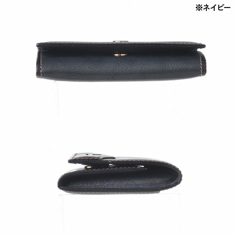 ゴールドファイルの小銭入れ オックスフォード BOX小銭入れ ネイビー