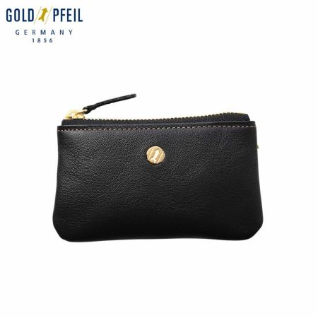 ゴールドファイルのキーケース オックスフォード ファスナー付きキーケース ブラック