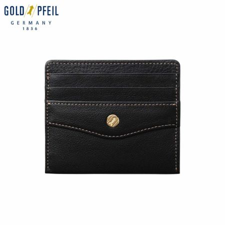 ゴールドファイルのミニ財布 オックスフォード コンパクト財布 ブラック