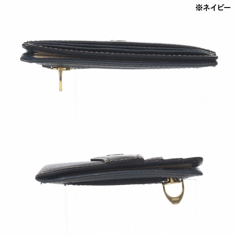 ゴールドファイルのミニ財布 オックスフォード コンパクト財布 ブラック