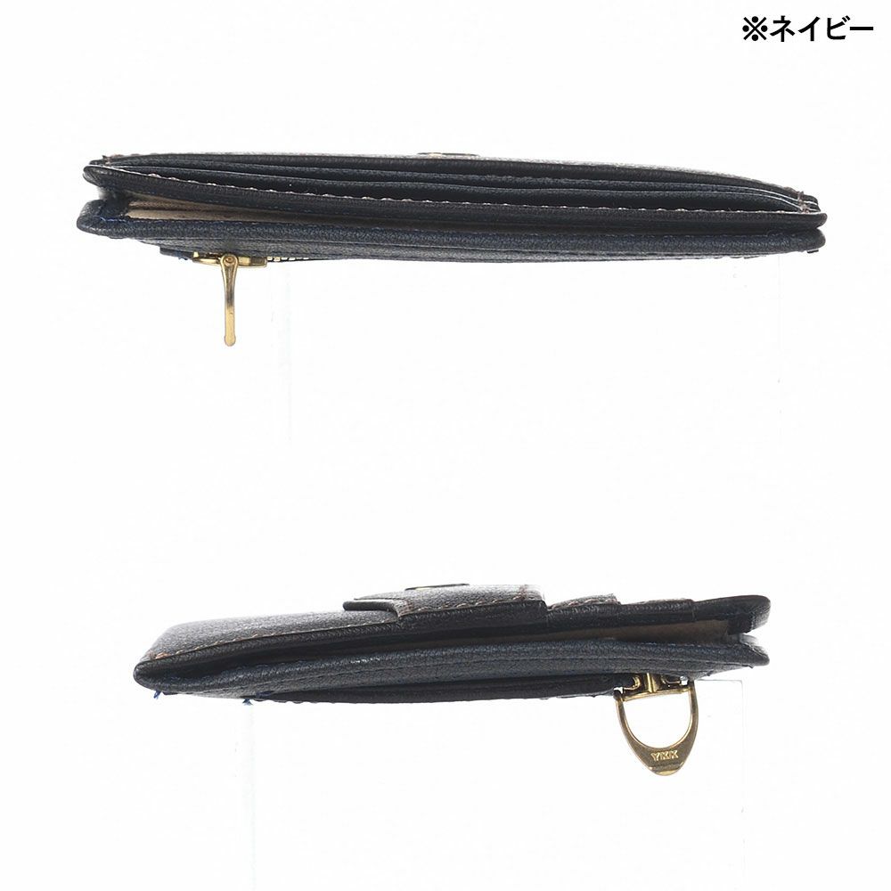 ゴールドファイルのミニ財布 オックスフォード コンパクト財布 ブラック