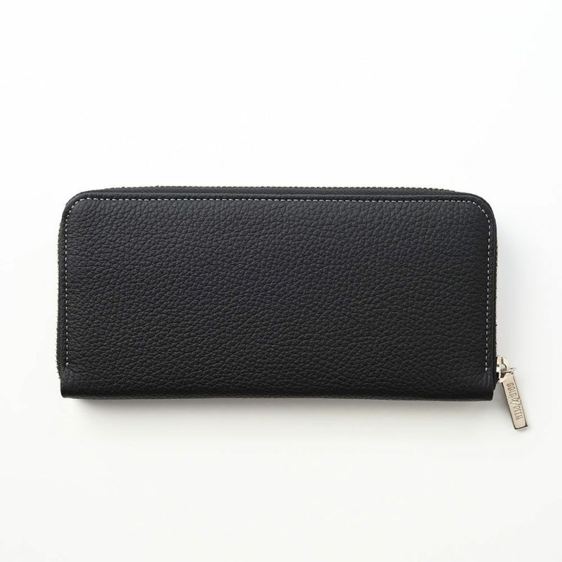 ゴールドファイルの長財布 スペリオール ラウンドファスナー長財布 ブラック