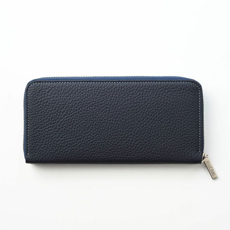 ゴールドファイルの長財布 スペリオール ラウンドファスナー長財布 ネイビー