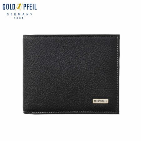 ゴールドファイルの二つ折り財布 スペリオール 二つ折り財布 ブラック