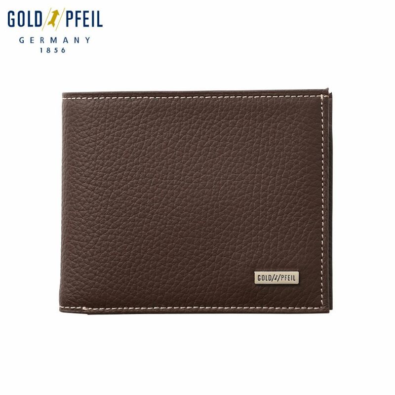 ゴールドファイルの二つ折り財布 スペリオール 二つ折り財布 ダークブラウン