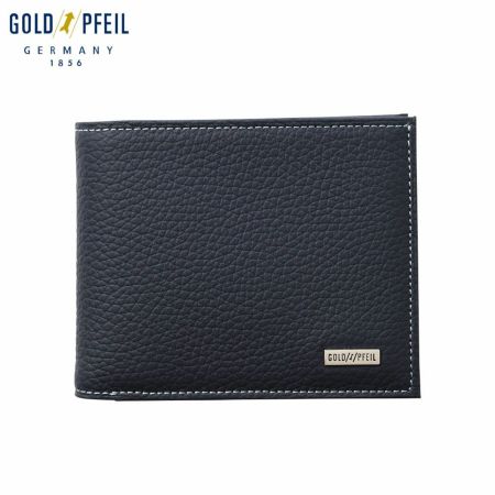ゴールドファイルの二つ折り財布 スペリオール 二つ折り財布 ネイビー