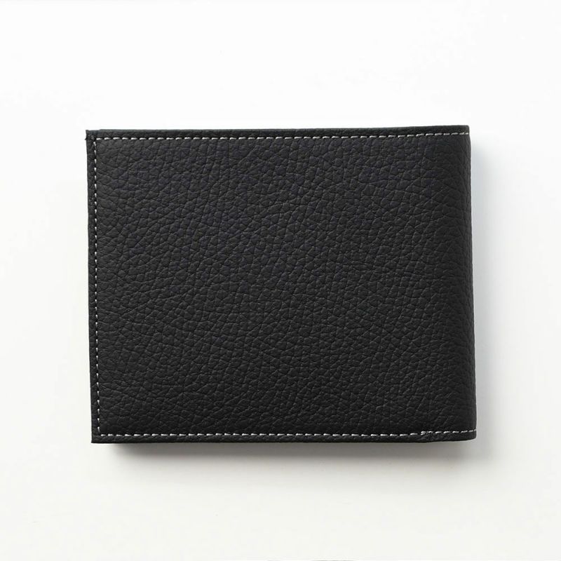 ゴールドファイルの二つ折り財布 スペリオール 二つ折り札入れ ブラック