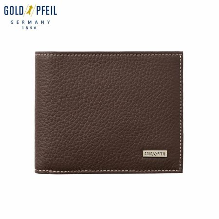 ゴールドファイルの二つ折り財布 スペリオール 二つ折り札入れ ダークブラウン