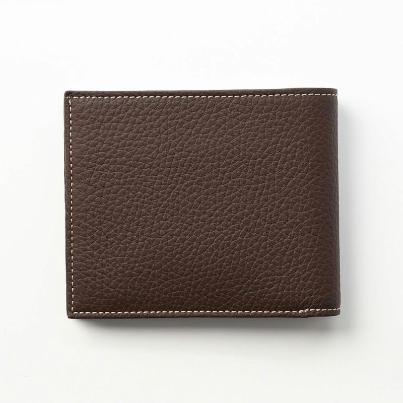 ゴールドファイルの二つ折り財布 スペリオール 二つ折り札入れ ダークブラウン