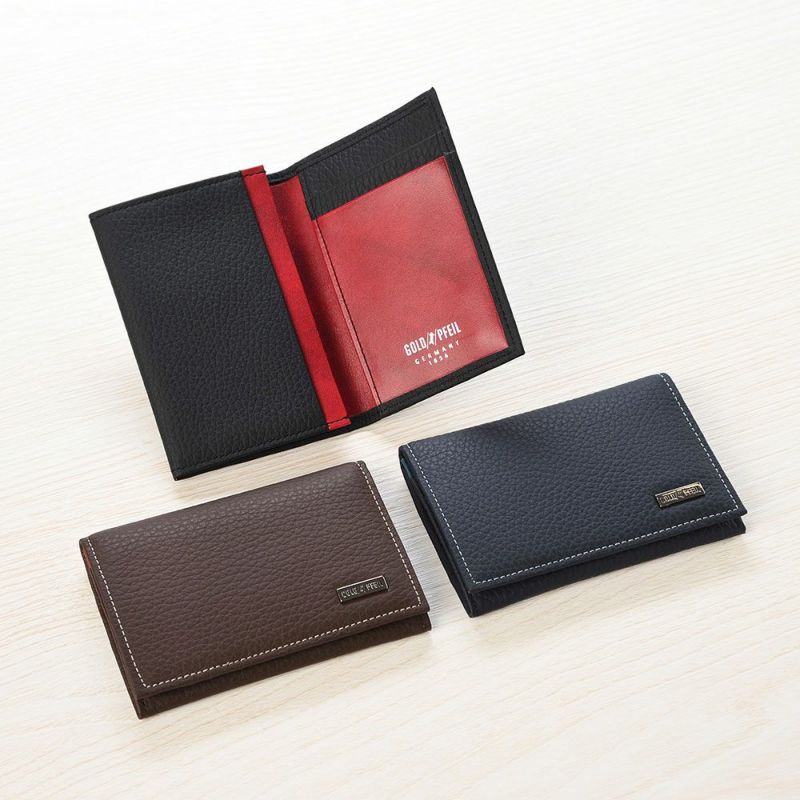 ゴールドファイルの名刺入れ スペリオール 名刺入れ ダークブラウン