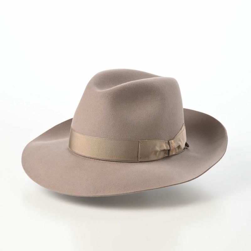 ボルサリーノのフェルトハット Q.S. Folar Rasato（Q.S. フォラール ラザート） 110757 ベージュ2