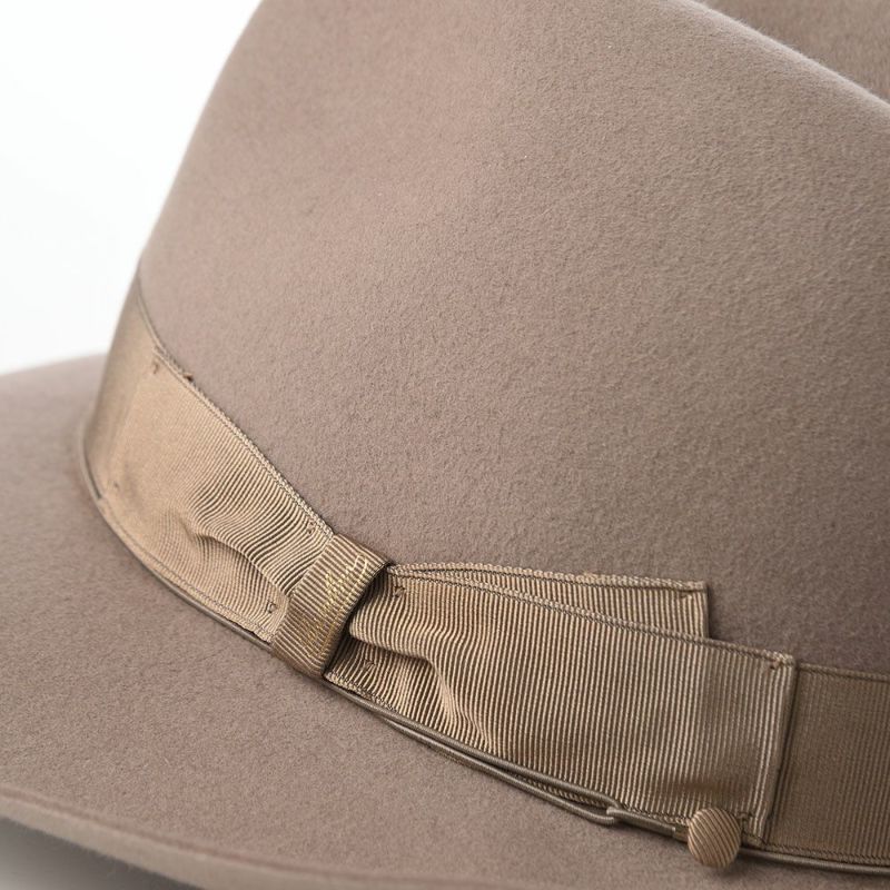 ボルサリーノのフェルトハット Q.S. Folar Rasato（Q.S. フォラール ラザート） 110757 ベージュ2