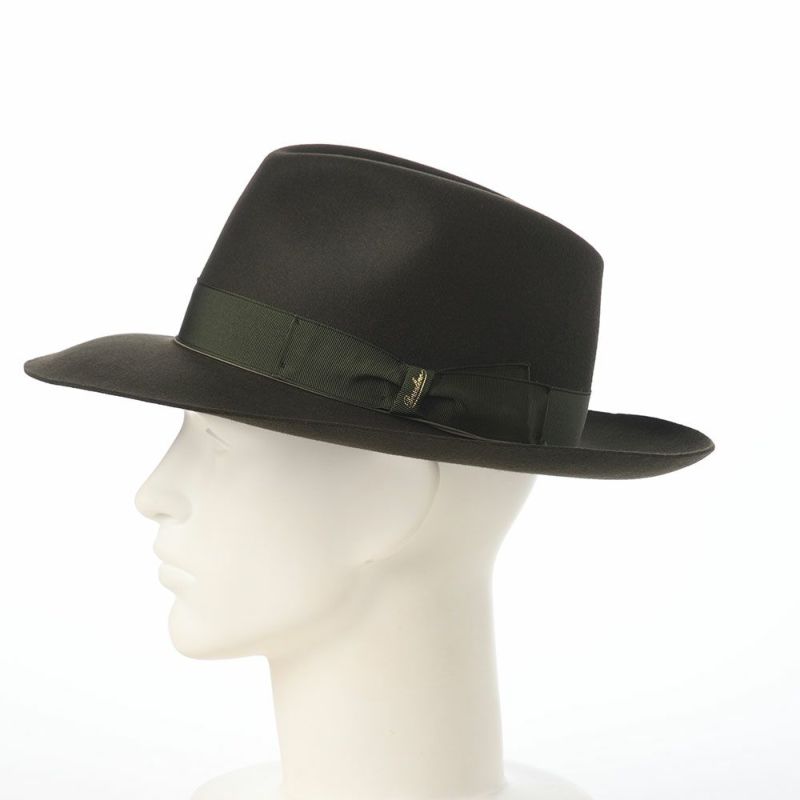 ボルサリーノのフェルトハット Q.S. Folar Rasato（Q.S. フォラール ラザート） 110757 カーキ