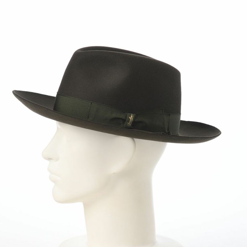 ボルサリーノのフェルトハット Q.S. Folar Rasato（Q.S. フォラール ラザート） 110757 カーキ