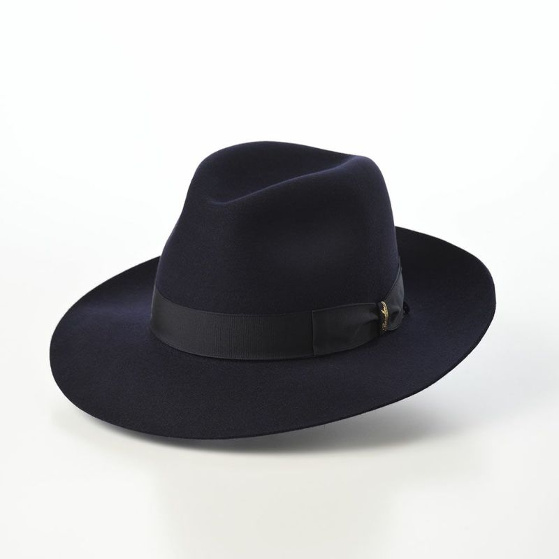 ボルサリーノのフェルトハット Q.S. Folar Rasato（Q.S. フォラール ラザート） 110757 ネイビー2