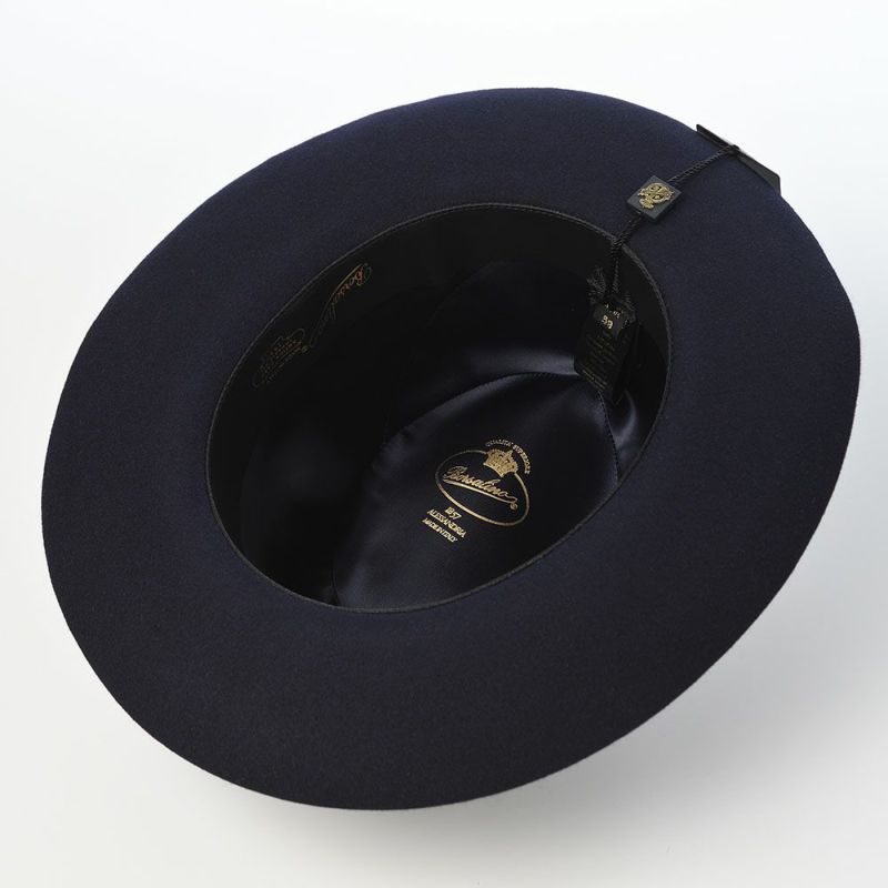 ボルサリーノのフェルトハット Q.S. Folar Rasato（Q.S. フォラール ラザート） 110757 ネイビー2