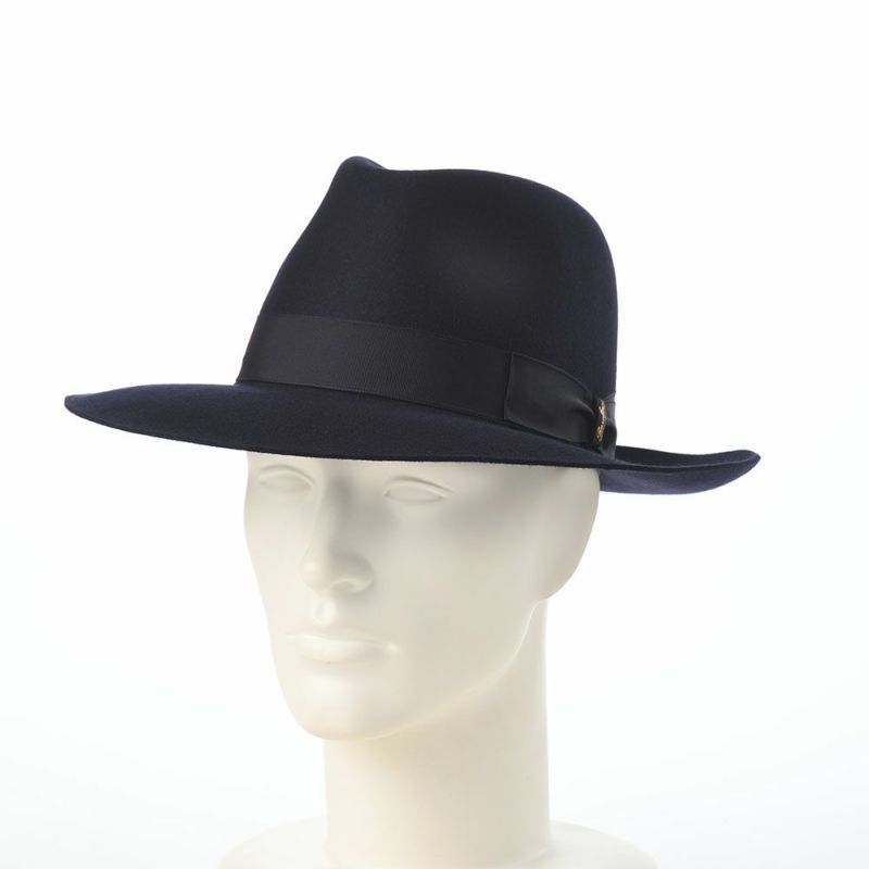 ボルサリーノのフェルトハット Q.S. Folar Rasato（Q.S. フォラール ラザート） 110757 ネイビー2