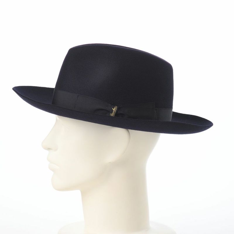 ボルサリーノのフェルトハット Q.S. Folar Rasato（Q.S. フォラール ラザート） 110757 ネイビー2