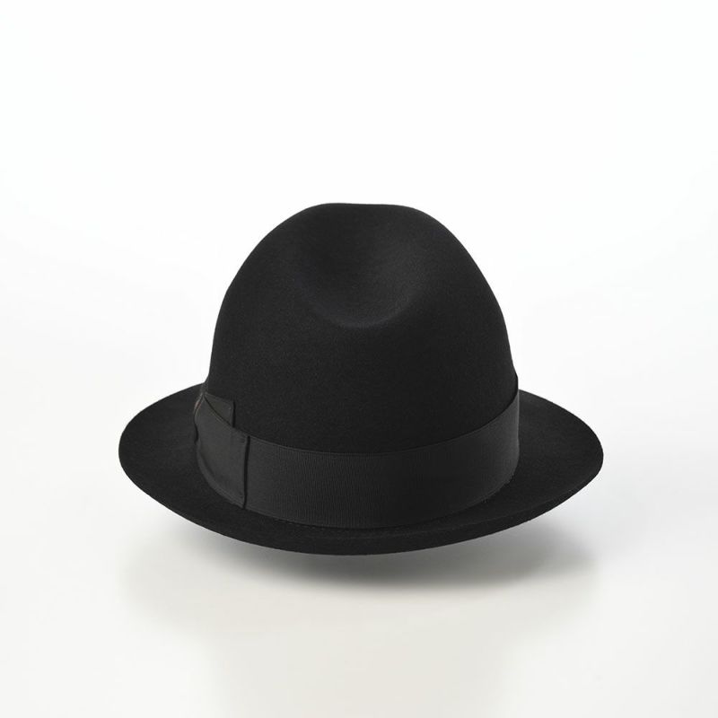 ボルサリーノのフェルトハット Alessandria rasato piccola（アレッサンドリア ラザート ピッコラ） 390131 ブラック