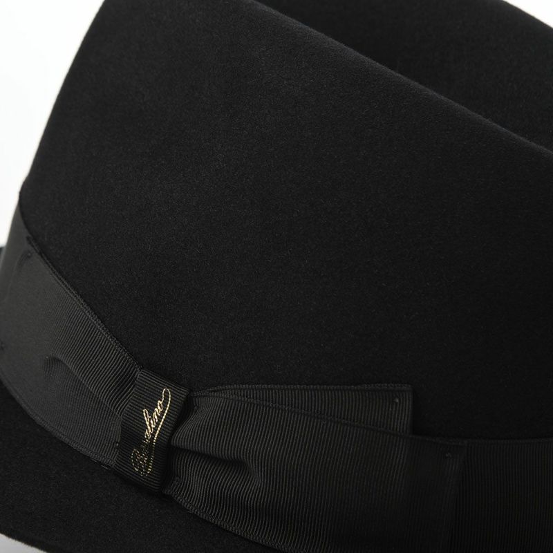 ボルサリーノのフェルトハット Alessandria rasato piccola（アレッサンドリア ラザート ピッコラ） 390131 ブラック