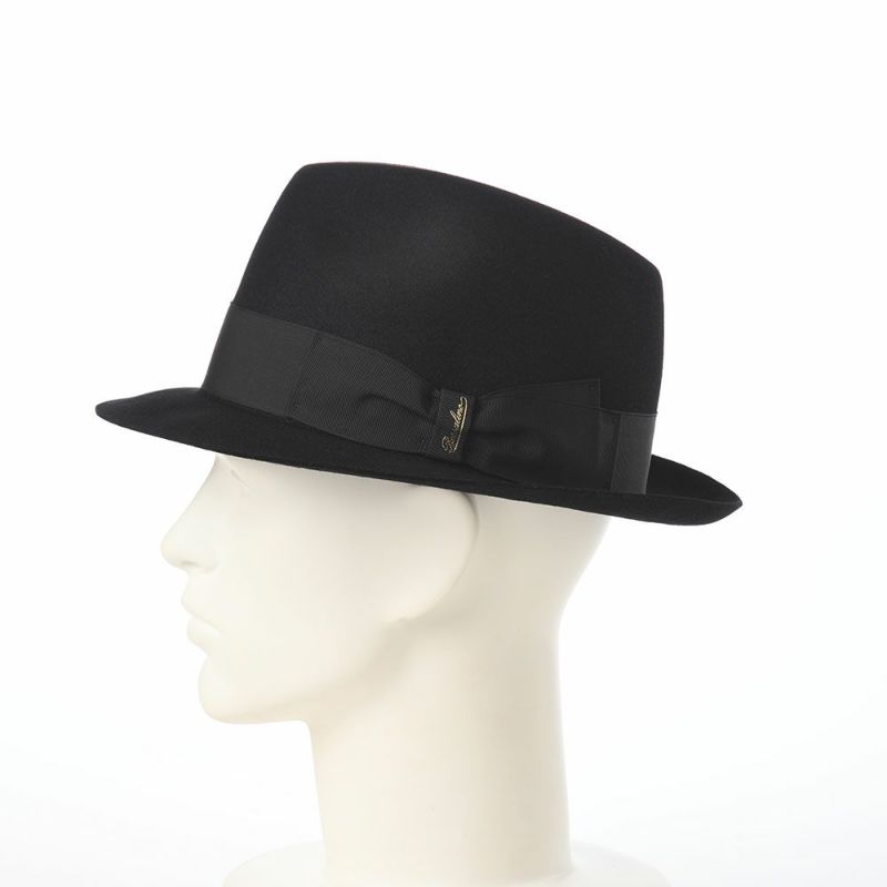 ボルサリーノのフェルトハット Alessandria rasato piccola（アレッサンドリア ラザート ピッコラ） 390131 ブラック