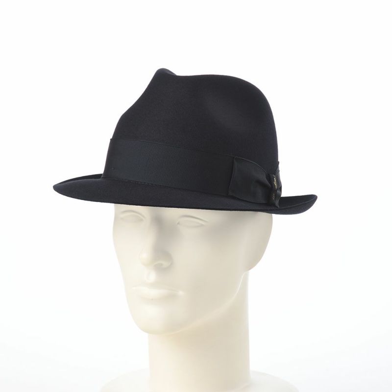 ボルサリーノのフェルトハット Alessandria rasato piccola（アレッサンドリア ラザート ピッコラ） 390131 ネイビー