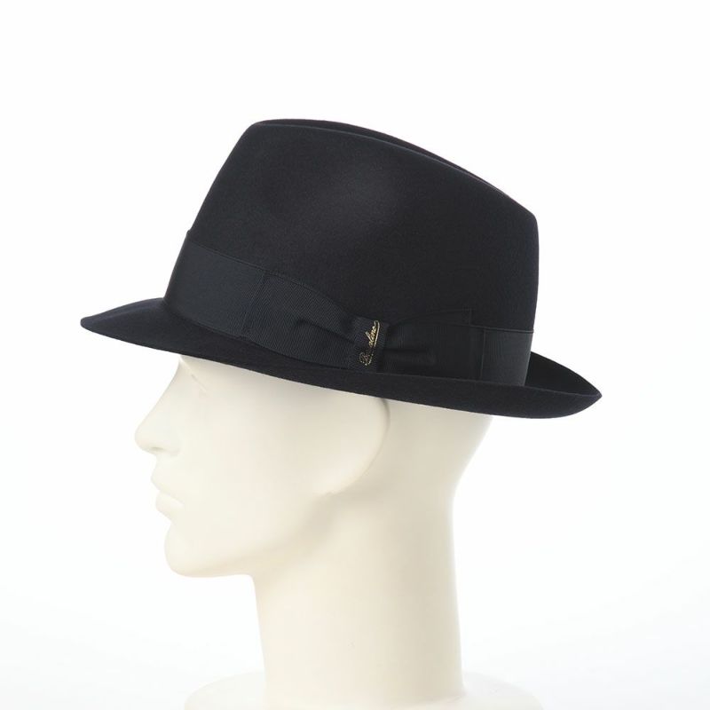 ボルサリーノのフェルトハット Alessandria rasato piccola（アレッサンドリア ラザート ピッコラ） 390131 ネイビー