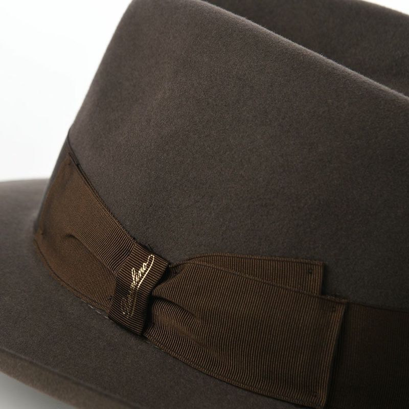 ボルサリーノのフェルトハット Alessandria rasato larga（アレッサンドリア ラザート ラーガ） 390299 ブラウン2