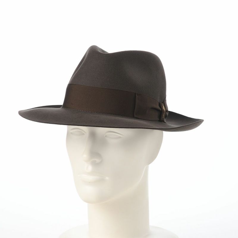 ボルサリーノのフェルトハット Alessandria rasato larga（アレッサンドリア ラザート ラーガ） 390299 ブラウン2