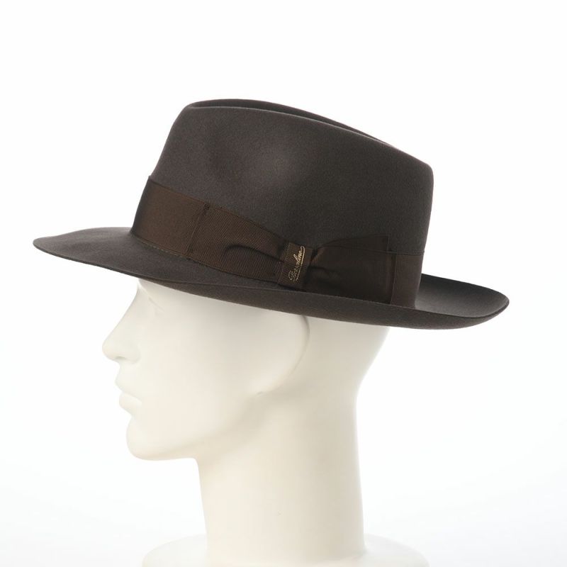 ボルサリーノのフェルトハット Alessandria rasato larga（アレッサンドリア ラザート ラーガ） 390299 ブラウン2
