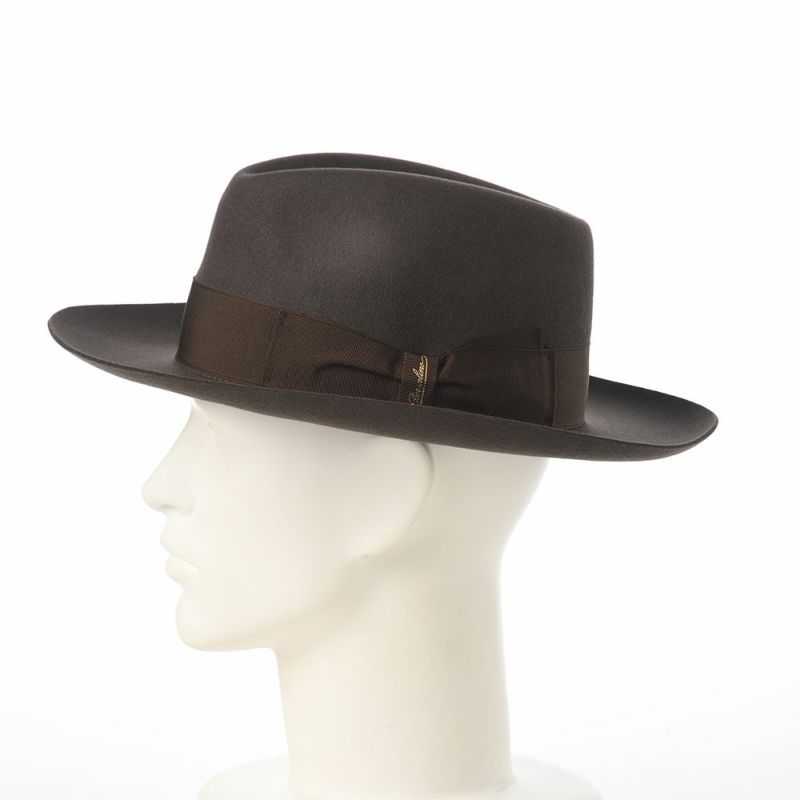 ボルサリーノのフェルトハット Alessandria rasato larga（アレッサンドリア ラザート ラーガ） 390299 ブラウン2