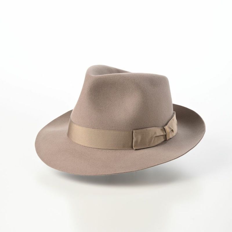 ボルサリーノのフェルトハット Alessandria Claudio Detachable Ribbon（アレッサンドリア クラウディオ デタッチャブル リボン） 390335 ベージュ2