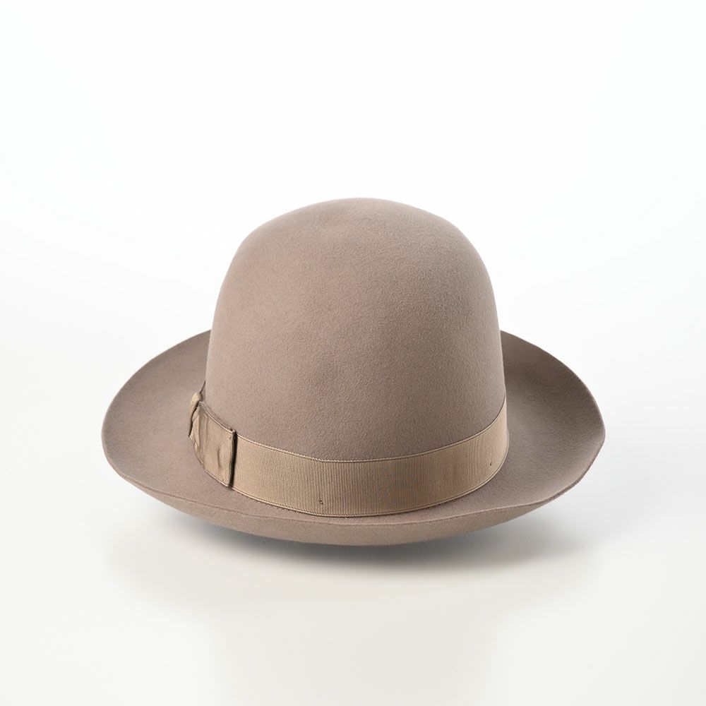 ボルサリーノのフェルトハット Alessandria Claudio Detachable Ribbon（アレッサンドリア クラウディオ デタッチャブル リボン） 390335 ベージュ2