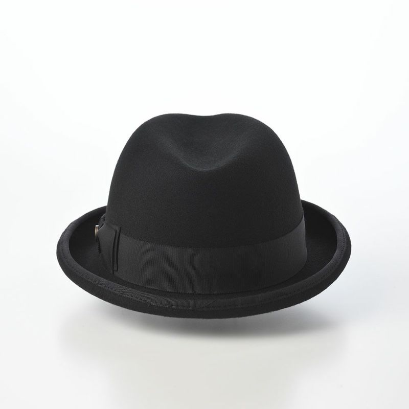 ガリュープラネットのフェルトハット Wool Felt Homburg（ウールフェルト ホンブルグ）626 ブラック